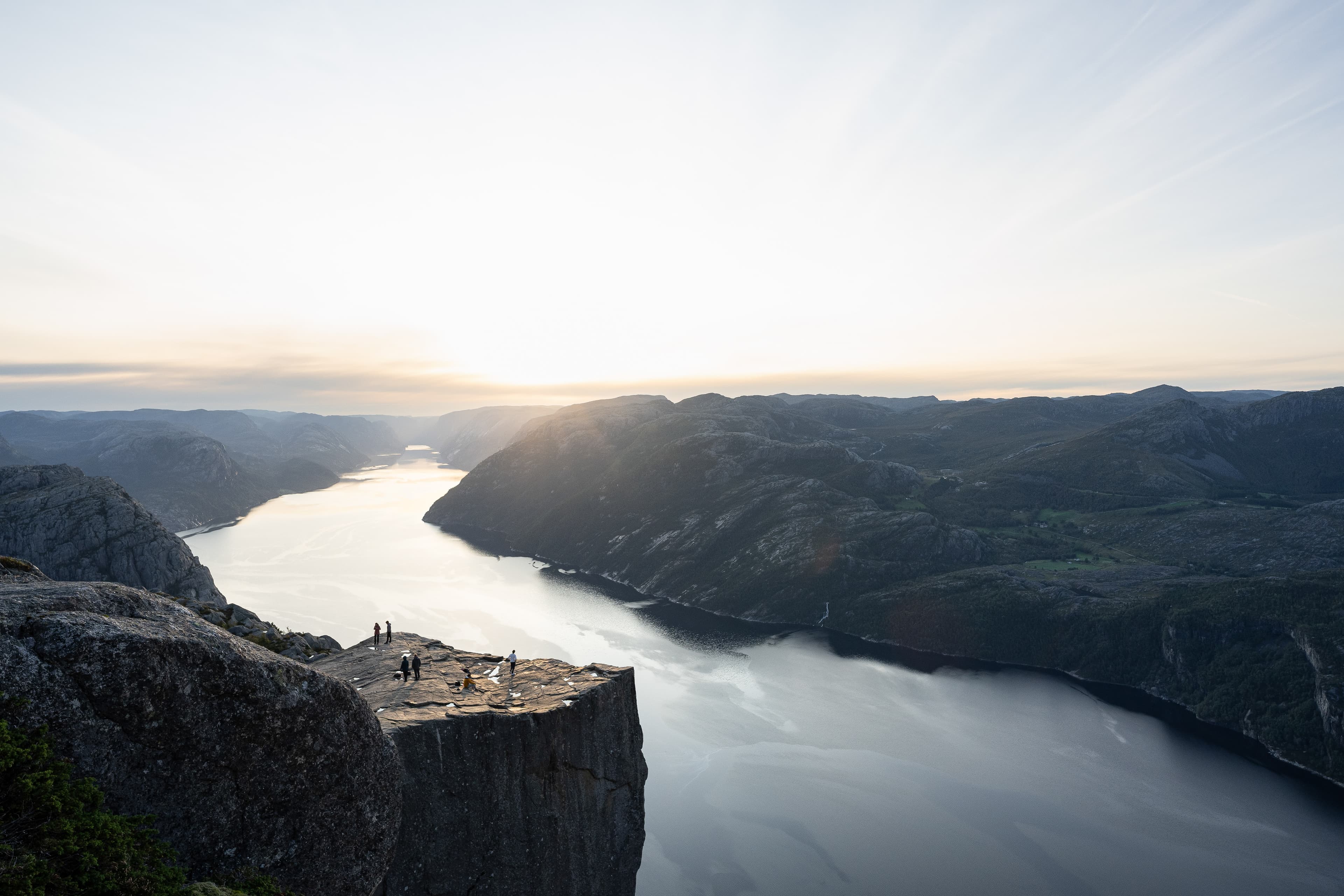 Preikestolen - Pulpit Rock overlooking Lysefjord